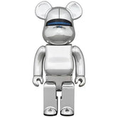400% Bearbrick - Hajime Sorayama Robot (Blue Lights ed.)