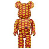 400% & 100% Bearbrick - Amplifier Yellow Heart (Reverse) -setti