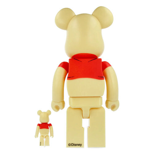 400% & 100% Bearbrick Set - Winnie the Pooh (Original)