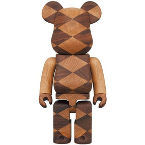 400% Karimoku Bearbrick - Woven #2