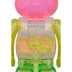 400% & 100% Bearbrick sæt - My First Bearbrick Baby (1st Color Clear)