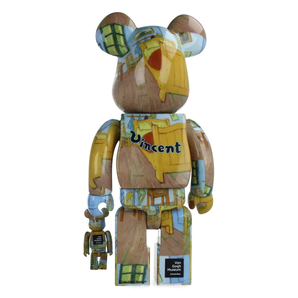 400% & 100% Bearbrick set – Van Gogh (The Bedroom)