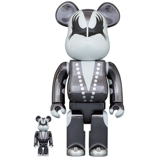 400% & 100% Bearbrick-setti - KISS Demon (kromiversio)