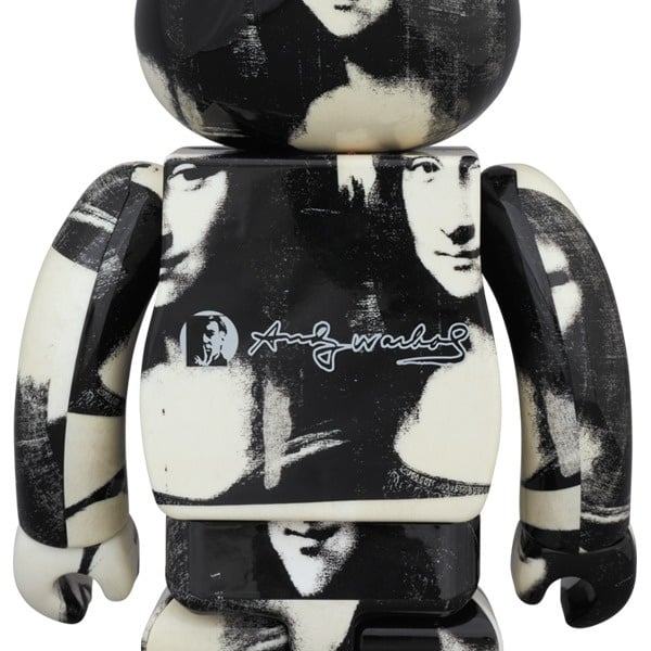 1000 % Bearbrick – Andy Warhol (Double Mona Lisa)