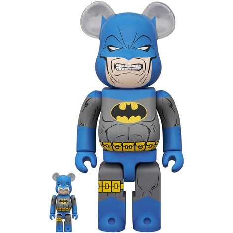 400 % & 100 % Bearbrick -setti – Batman (The Dark Knight Returns)