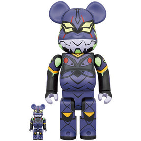 400% ja 100% Bearbrick-setti - Evangelion (EVA Unit 13 - Uusi maalaus)