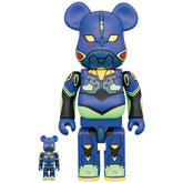 400% ja 100% Bearbrick-setti - Evangelion (EVA Unit 01 - Uusi maalaus)