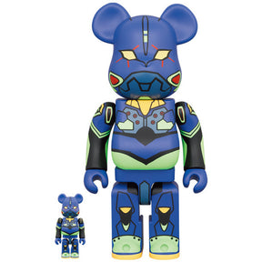 400% ja 100% Bearbrick-setti - Evangelion (EVA Unit 01 - Uusi maalaus)