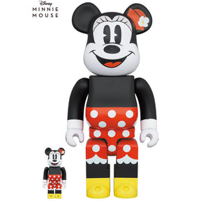 400% & 100% Bearbrick-setti - Minni Hiiri (Walt Disney)